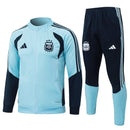 Chándal hombre conjunto Selección Argentina temporada 2026 2027 chaqueta azul pantalón marino oficial 3 estrellas fútbol técnica transpirable mundial.