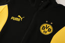 Chándal hombre Borussia Dortmund temporada 2025 2026 conjunto negro sudadera y pantalón largo calidad 1.1 premium oficial.