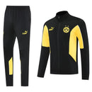 Chándal hombre Borussia Dortmund temporada 2025 2026 conjunto negro sudadera y pantalón largo calidad 1.1 premium oficial.