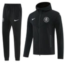 Chándal hombre Chelsea FC temporada 2025 2026 conjunto chaqueta y pantalón largo negro calidad 1.1 premium oficial.