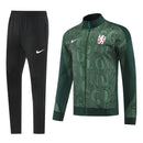 Chándal hombre Chelsea FC temporada 2025 2026 conjunto sudadera verde y pantalón largo negro calidad 1.1 premium oficial.