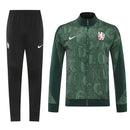 Chándal hombre Chelsea FC temporada 2025 2026 conjunto sudadera verde y pantalón largo negro calidad 1.1 premium oficial.