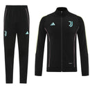 Chándal hombre Juventus temporada 2025 2026 conjunto negro sudadera y pantalón largo calidad 1.1 premium oficial.