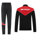 Conjunto chándal hombre Manchester United temporada 2025 2026 chaqueta y pantalón negro y rojo entrenamiento calidad 1.1 oficial, Manchester United 2025, Chándal Manchester United, Man Utd 2026, Conjunto negro rojo United, Ropa barata Manchester, Calidad 1.1 United, Premier League 2026, Tienda Hincha Futbolero, Red Devils Style, Carrington Training.