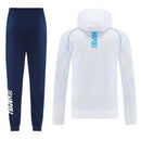 Napoli 2025, Chándal Napoli blanco, Conjunto Napoli con capucha, Ropa Napoli barata, Entrenamiento Napoli 25/26, Calidad 1.1 Napoli, Serie A Gear, Tienda Hincha Futbolero, Napoli Hoodie