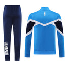 Chándal hombre SSC Napoli temporada 2025 2026 conjunto azul sudadera y pantalón largo azul marino calidad 1.1 premium.