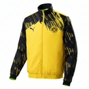 Chaqueta reversible hombre Borussia Dortmund temporada 2025 2026 colores verde neon y amarillo calidad 1.1 premium escudo bordado.