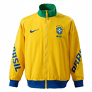 Chaqueta hombre selección Brasil temporada 2025 2026 amarilla canarinha entrenamiento calidad 1.1 premium oficial mundial 2026.