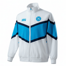 Napoli 2025, Chaqueta Napoli blanca, Casaca Napoli oficial, Ropa Napoli barata, Chaqueta fútbol blanca, Calidad 1.1 Napoli, Nueva colección 2026, Regalo fútbol hombre, Tienda Hincha Futbolero, Forza Napoli.