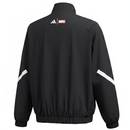 Chaqueta hombre Real Madrid x Marvel temporada 2025 2026 edición especial negra oficial sin capucha técnica estilo urbano superhéroes madridista.