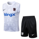 Chelsea 2025, Conjunto Chelsea 25/26, Entrenamiento Chelsea sin mangas, Ropa Chelsea blanca, Kit entrenamiento Londres, Camiseta regata Chelsea, Calidad 1.1 Chelsea, Nueva colección 2025, Regalo fútbol hombre, Tienda Hincha Futbolero.