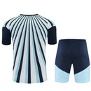 Conjunto hombre selección argentina pre-juego blanco y azul camiseta y pantalón corto temporada 2026 2027 calidad 1.1 oficial, Argentina 2026, Conjunto Argentina pre-juego, Ropa entrenamiento Argentina, Equipación Argentina barata, Calidad 1.1 AFA, Tienda Hincha Futbolero, Messi 2026, Bloke Core Argentina, Camiseta pre-match Argentina, Regalo fútbol mundial 2026.