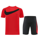 Conjunto hombre Nike entrenamiento camiseta roja y pantalón corto negro calidad 1.1 oficial, Nike 2026, Conjunto Nike rojo, Camiseta roja Nike, Pantalón negro Nike, Ropa deportiva barata, Calidad 1.1 Nike, Moda deportiva 2026, Tienda Hincha Futbolero, Nike Training, Bloke Core.