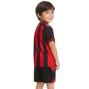 AC Milan, Milan, Rossoneri, San Siro, Serie A, Primera Equipación, AC Milan I, Conjunto Infantil, Kit Niños, Camiseta y Pantalón, AC Milan 26/27, Tienda Hincha Futbolero, Fútbol Italiano, Ropa Infantil Oficial
