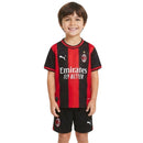 AC Milan, Milan, Rossoneri, San Siro, Serie A, Primera Equipación, AC Milan I, Conjunto Infantil, Kit Niños, Camiseta y Pantalón, AC Milan 26/27, Tienda Hincha Futbolero, Fútbol Italiano, Ropa Infantil Oficial
