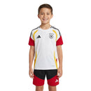 Conjunto infantil entrenamiento Alemania 2026 2027 blanco y negro camiseta y pantalón calidad 1.1 oficial, Alemania entrenamiento infantil blanco, Conjunto niño Alemania 2026, Ropa entrenamiento Alemania niños blanca, Equipación Alemania junior training, Calidad 1.1 infantil blanco DFB, Tienda Hincha Futbolero, Regalo niño fútbol Alemania, Camiseta blanca entrenamiento Alemania niño, Germany Kids Training 2026 White.
