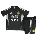 Conjunto infantil entrenamiento selección Argentina camiseta y pantalón negro temporada 2025 2026 calidad 1.1 oficial, Argentina infantil 2025, Conjunto niño Argentina negro, Ropa selección argentina niños entrenamiento, Equipación Argentina junior 25/26, Calidad 1.1 infantil, Tienda Hincha Futbolero, Regalo niño Argentina fútbol, Chándal corto niño Argentina 2026, Argentina Kids Training.
