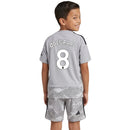 Conjunto Infantil Arsenal Portero 26/27 Camiseta y Pantalón Gris - TIENDA HINCHA FUTBOLERO