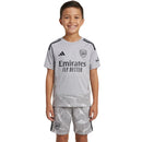 Conjunto Infantil Arsenal Portero 26/27 Camiseta y Pantalón Gris - TIENDA HINCHA FUTBOLERO