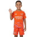 Conjunto Infantil Arsenal Portero 26/27 Camiseta y Pantalón Naranja - TIENDA HINCHA FUTBOLERO