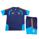 Conjunto infantil entrenamiento selección España camiseta y pantalón azul marino temporada 2026 2027 calidad 1.1 oficial, España infantil 2026, Conjunto niño España azul marino, Ropa selección española niños entrenamiento, Equipación España junior 26/27, Calidad 1.1 infantil, Tienda Hincha Futbolero, Regalo niño España fútbol, Chándal corto niño España 2027, España Kids Training.
