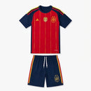 Conjunto Infantil España I 26/27 Camiseta y Pantalón + Parche Campeón - TIENDA HINCHA FUTBOLERO