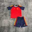 Conjunto Infantil España Primera Equipación 2025/2026 Camiseta y Pantalón Niños - TIENDA HINCHA FUTBOLERO