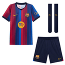 Conjunto Infantil FC Barcelona I 26/27 Camiseta, Pantalón y Calcetines - TIENDA HINCHA FUTBOLERO