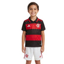 Flamengo, CR Flamengo, Mengão, Rubro-Negro, Maracaná, Infantil, Niños, Conjunto Infantil, Camiseta y Pantalón, Primera Equipación, Home Kit, Kit Completo, Flamengo 26/27, Tienda Hincha Futbolero, Fútbol Brasileño, kit infantil flamengo oficial
