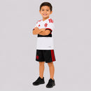 Conjunto Infantil Flamengo II 26/27 Camiseta y Pantalón -Flamengo, CR Flamengo, Mengão, Rubro-Negro, Maracaná, Infantil, Niños, Conjunto Infantil, Camiseta y Pantalón, Segunda Equipación, Away Kit, Kit Completo, Flamengo 26/27, Tienda Hincha Futbolero, Fútbol Brasileño, Kit infantil flamengo oficial