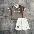 Fluminense, Flu, Tricolor das Laranjeiras, Maracaná, Infantil, Niños, Conjunto Infantil, Camiseta y Pantalón, Primera Equipación, Home Kit, Kit Completo, Fluminense 26/27, Tienda Hincha Futbolero, Fútbol Brasileño, kit infantil titular fluminense oficial