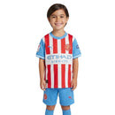 Conjunto Infantil Girona I 26/27 Camiseta y Pantalón - Girona FC, Girona, Montilivi, Albirrojos, Gironistes, Primera Equipación, Home Kit, Local, Infantil, Kids, Niños, Conjunto Infantil, Camiseta y Pantalón, Kit, Girona 26/27, Tienda Hincha Futbolero, Fútbol Español, kit ninos oficial