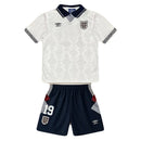 Conjunto Infantil Inglaterra I 1990 Camiseta y Pantalón Retro - TIENDA HINCHA FUTBOLERO