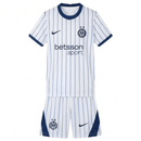 Conjunto Infantil Inter de Milan II 26/27 Camiseta y Pantalón - Inter de Milan, Inter Milano, San Siro, Giuseppe Meazza, Serie A, Champions League, Italian Football, Segunda Equipacion, Away Kit, Conjunto Infantil, Kids Kit, Youth, Ninos, Camiseta y Pantalon, Blanco, White, Azul, Blue, Negro, Black, 2026, 2027, Tienda Hincha Futbolero