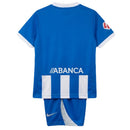 Conjunto Infantil La Coruña I 26/27 Camiseta y Pantalón - RC Deportivo, Deportivo La Coruña, Depor, Riazor, A Coruña, Galicia, Blanquiazules, Infantil, Niños, Kids, Conjunto, Primera Equipación, Home Kit, Azul y Blanco, Blue and White, Camiseta y Pantalón, Deportivo 26/27, Tienda Hincha Futbolero, Fútbol Español, oficial