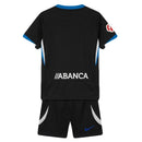 Conjunto Infantil La Coruña II 26/27 Camiseta y Pantalón - RC Deportivo, Deportivo La Coruña, Depor, Riazor, A Coruña, Galicia, Blanquiazules, Infantil, Niños, Kids, Conjunto, Segunda Equipación, Away Kit, Negro, Black, Camiseta y Pantalón, Deportivo 26/27, Tienda Hincha Futbolero, Fútbol Español, oficial, negro