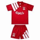 Conjunto Infantil Liverpool I 1992/93 Camiseta y Pantalón Retro - TIENDA HINCHA FUTBOLERO