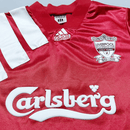 Conjunto Infantil Liverpool I 1992/93 Camiseta y Pantalón Retro - TIENDA HINCHA FUTBOLERO