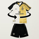 Conjunto Infantil Manchester United 100 Años 2001/02 Camiseta y Pantalón Retro - TIENDA HINCHA FUTBOLERO