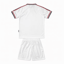 Conjunto Infantil Manchester United II 1998/99 Camiseta y Pantalón Retro - TIENDA HINCHA FUTBOLERO