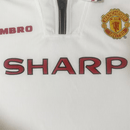 Conjunto Infantil Manchester United II 1998/99 Camiseta y Pantalón Retro - TIENDA HINCHA FUTBOLERO