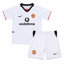 Conjunto Infantil Manchester United II 2002/03 Camiseta y Pantalón Retro - TIENDA HINCHA FUTBOLERO