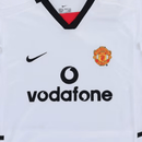 Conjunto Infantil Manchester United II 2002/03 Camiseta y Pantalón Retro - TIENDA HINCHA FUTBOLERO