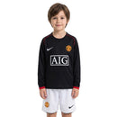 Conjunto Infantil Manchester United II 2007/08 Camiseta Manga Larga y Pantalón Retro - TIENDA HINCHA FUTBOLERO
