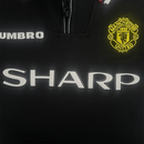Conjunto Infantil Manchester United III 1998/99 Camiseta y Pantalón Retro - TIENDA HINCHA FUTBOLERO