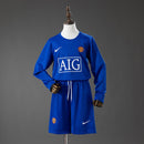 Conjunto Infantil Manchester United III 2008/09 Camiseta Manga Larga y Pantalón Retro - TIENDA HINCHA FUTBOLERO