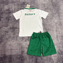 Conjunto Infantil Palmeiras II 26/27 Camiseta y Pantalón - Palmeiras, SE Palmeiras, Verdão, Allianz Parque, Infantil, Niños, Conjunto Infantil, Camiseta y Pantalón, Segunda Equipación, Away Kit, Kit Completo, Palmeiras 26/27, Tienda Hincha Futbolero, Fútbol Brasileño, kit infantil palmeiras reserva oficial