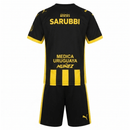 Conjunto Infantil Peñarol I 26/27 Camiseta y Pantalón - Penarol, CA Penarol, Carboneros, Mirasol, Campeon del Siglo, Montevideo, Uruguay, Copa Libertadores, South American Football, Primera Equipacion, Home Kit, Conjunto Infantil, Kids Kit, Youth, Ninos, Camiseta y Pantalon, Amarillo, Yellow, Negro, Black, 2026, 2027, Tienda Hincha Futbolero, Futbol Mundial