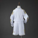 Conjunto Infantil Real Madrid I 2011/12 Camiseta Manga Larga y Pantalón Retro - TIENDA HINCHA FUTBOLERO