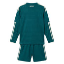 Conjunto Infantil Real Madrid II 26/27 Manga Larga y Pantalón Oficial Verde - TIENDA HINCHA FUTBOLERO